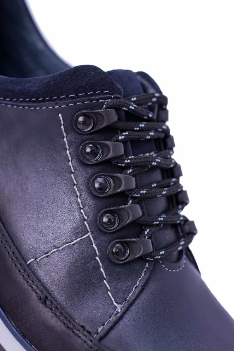 Clearance Półbuty Męskie Granatowe Outdoor Ivar2 Męskie Półbuty Casual