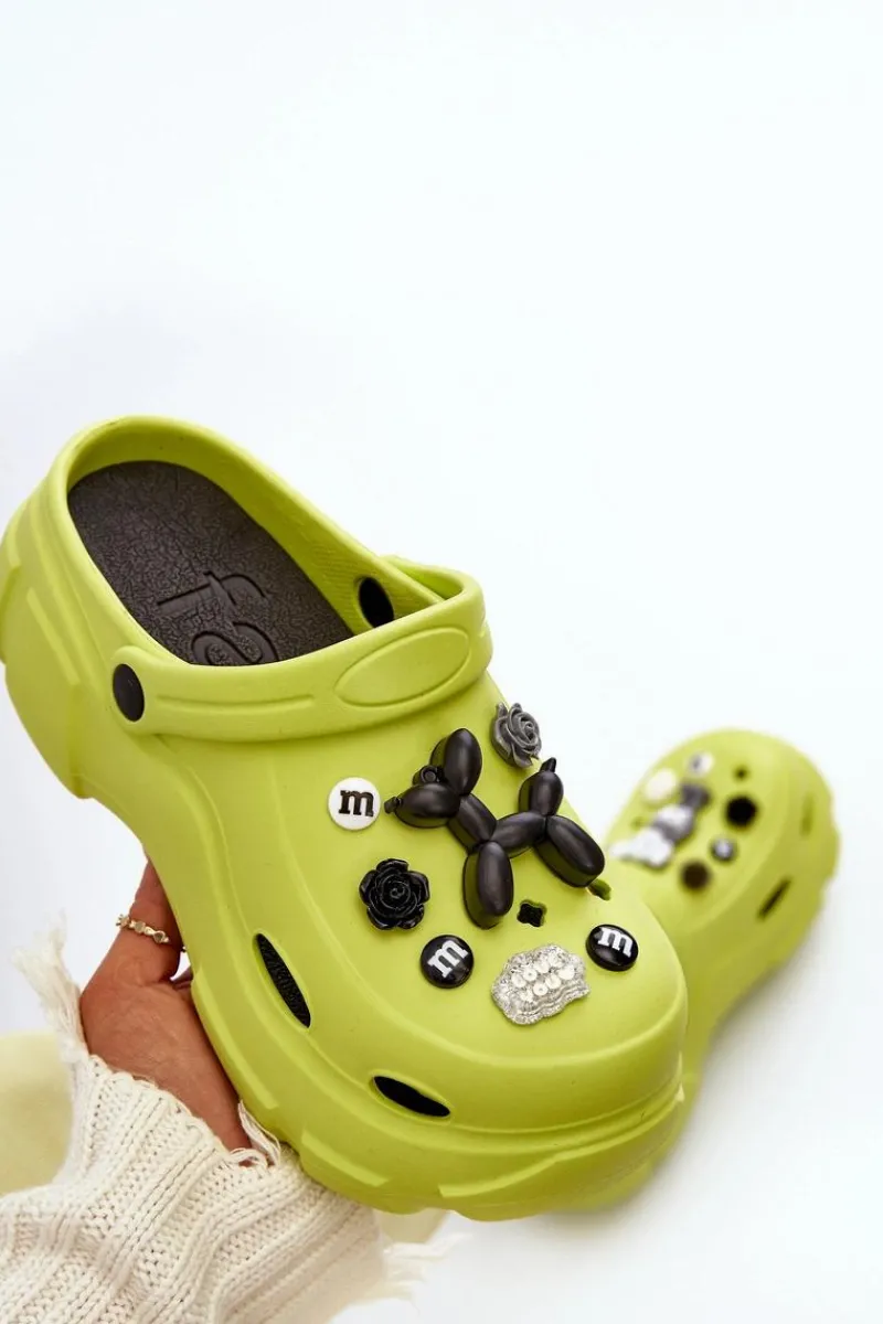 Online Piankowe Damskie Lekkie Klapki Na Masywnej Podeszwie Limonkowe Matirra Damskie Klapki Na Platformie|Klapki Damskie Klasyczne