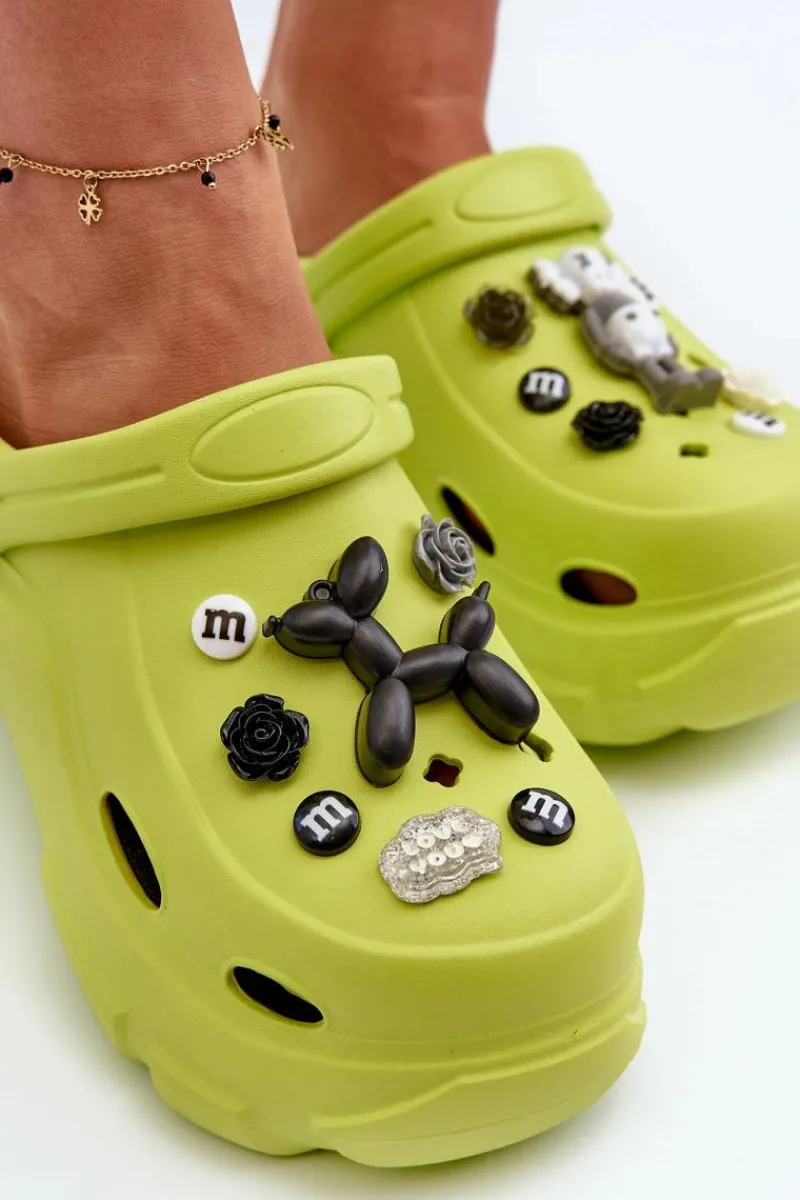 Online Piankowe Damskie Lekkie Klapki Na Masywnej Podeszwie Limonkowe Matirra Damskie Klapki Na Platformie|Klapki Damskie Klasyczne