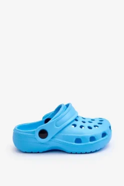 Chłopięce|Dziewczęce>Boto Piankowe Dziecięce Kroksy Klapki Jasnoniebieskie Percy