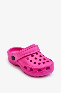 Chłopięce|Dziewczęce>Boto Piankowe Dziecięce Kroksy Klapki Różowe Percy