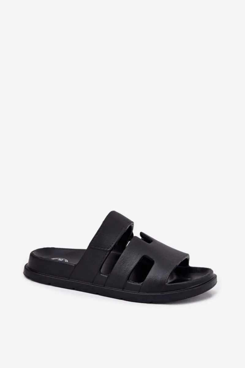 Best Evento Piankowe Klapki Damskie Czarne Dimelle Czarny