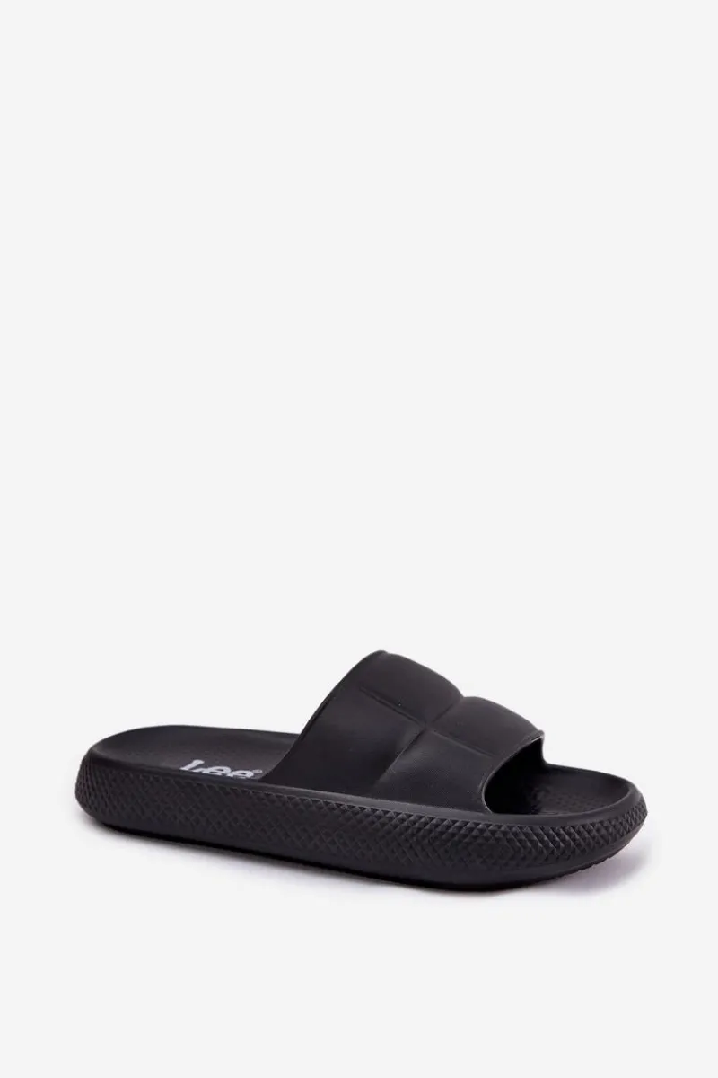 Piankowe Klapki Damskie MAYA SLIDER WOMEN LOW 50251016 Czarne Damskie Klapki Basenowe|Klapki Na Platformie