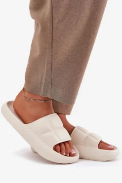 Klapki Basenowe|Klapki Na Platformie></noscript>Lee Piankowe Klapki Damskie MAYA SLIDER WOMEN LOW 50251016 Beżowe Beżowy