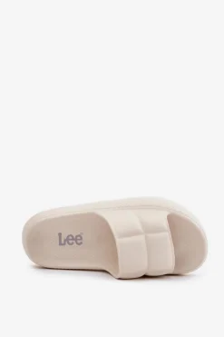 Klapki Basenowe|Klapki Na Platformie></noscript>Lee Piankowe Klapki Damskie MAYA SLIDER WOMEN LOW 50251016 Beżowe Beżowy