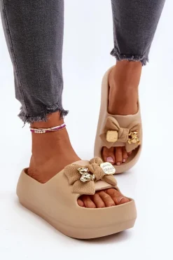 Klapki Na Platformie|Klapki Damskie Klasyczne><noscript><img width=