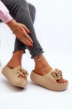 Klapki Na Platformie|Klapki Damskie Klasyczne><noscript><img width=