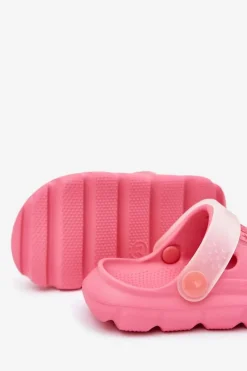 Dziewczęce></noscript>Big Star Shoes Piankowe Klapki Dziecięce Big Star RR374502 Różowe Różowy