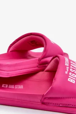 Hot Piankowe Klapki Dziecięce Big Star NN374519 Różowe Dzieci Chłopięce|Dziewczęce