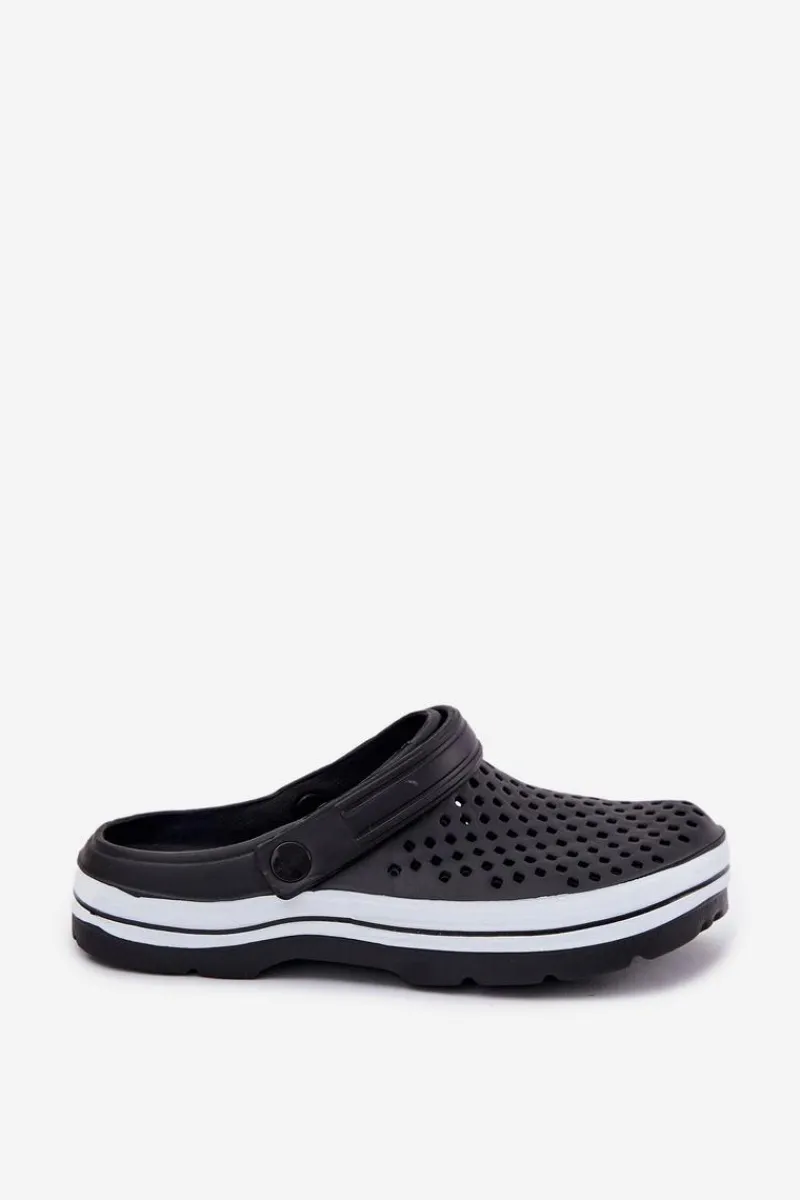 Evento Piankowe Klapki Męskie Czarne Maravena Czarny