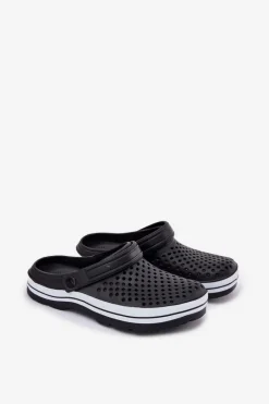 Evento Piankowe Klapki Męskie Czarne Maravena Czarny