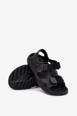 Chłopięce></noscript>Big Star Shoes Piankowe Sandały Dziecięce Big Star RR374513 Czarne Czarny