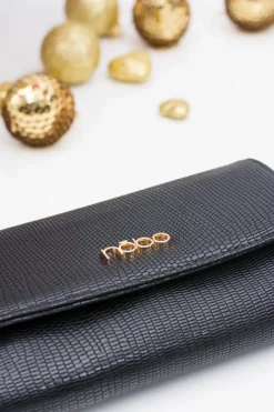 Discount Boto Piękny Damski Czarny Portfel Nobo