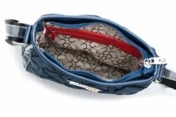 New Pikowana Granatowa Torebka Listonoszka Torebki Nobo|Listonoszki