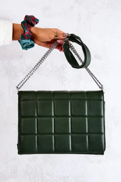 Hot Pikowana Listonoszka Zielona Nerissa Listonoszki