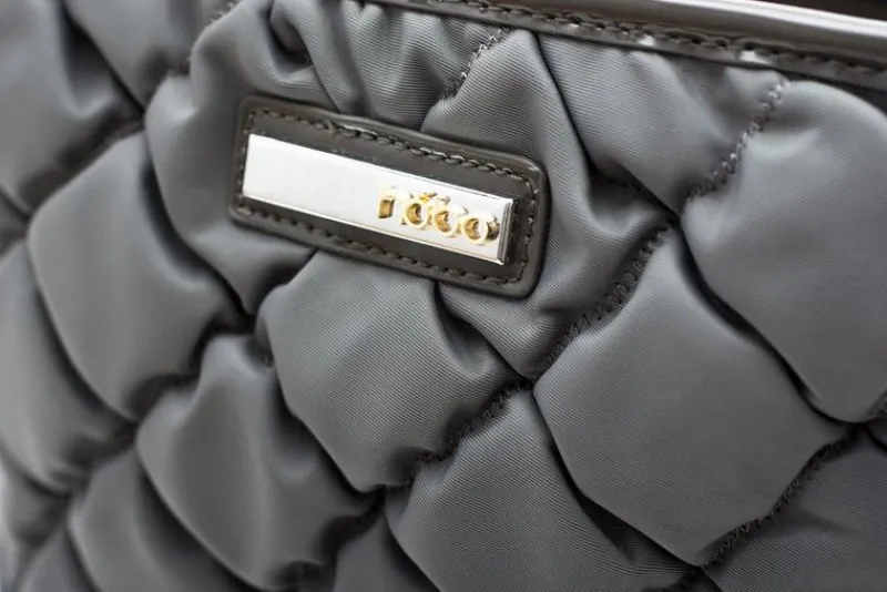 Torebki Nobo|Listonoszki>Nobo Pikowana Szara Torebka Listonoszka