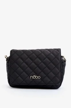 Best Pikowana Torebka Listonoszka NBAG-R3171-C020 Czarna Torebki Nobo|Torebki Klasyczne