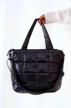 Best Pikowana Torebka Z Paskiem L3030 Czarna Torebki Nobo|Torebki Klasyczne