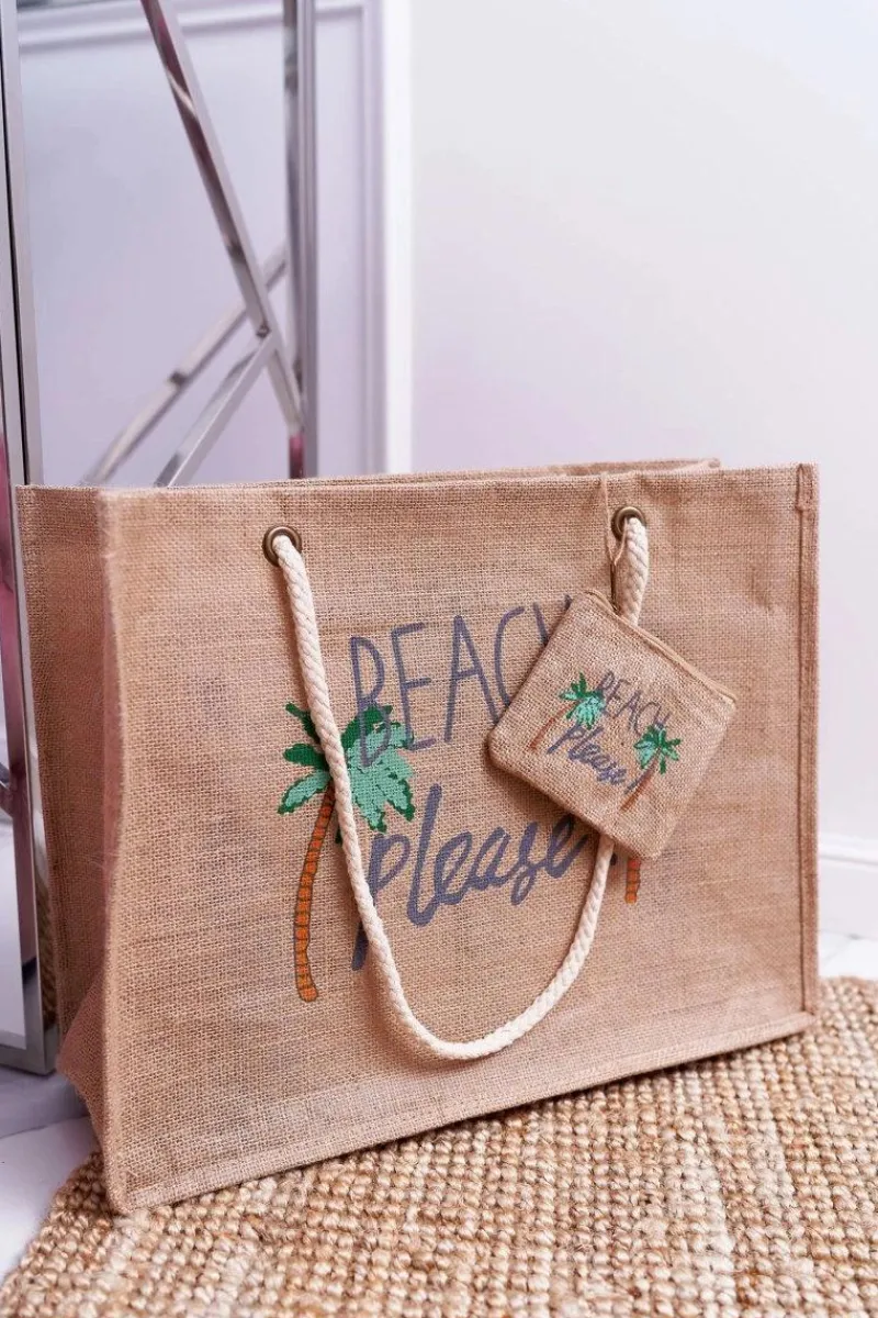 Torebki Plażowe>Boto Plażowa Duża Torebka Beach Please Torba Damska