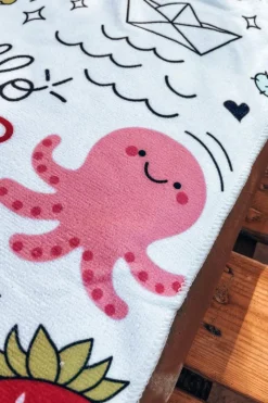 Plecaki|Torebki Plażowe></noscript>Boto Plecak Torba Ręcznik 3w1 Kolorowy Print Biały