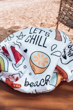 Plecaki|Torebki Plażowe></noscript>Boto Plecak Torba Ręcznik 3w1 Kolorowy Print Biały