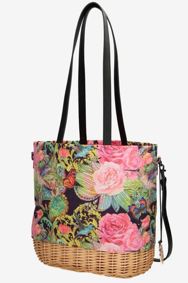 Sale Nobo Pleciona Torebka Koszyczek XP0350-CM08 Multikolor