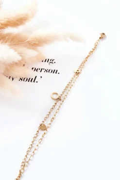 Best Podwójna Bransoletka Serca Złota Annica Bransoletki