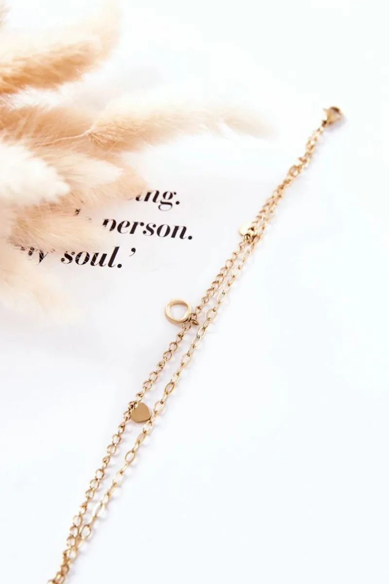 Best Podwójna Bransoletka Serca Złota Annica Bransoletki