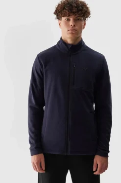 Hot 4F Polar Męski Ze Stójką Regular AW23TFLEM122-30S Granatowy