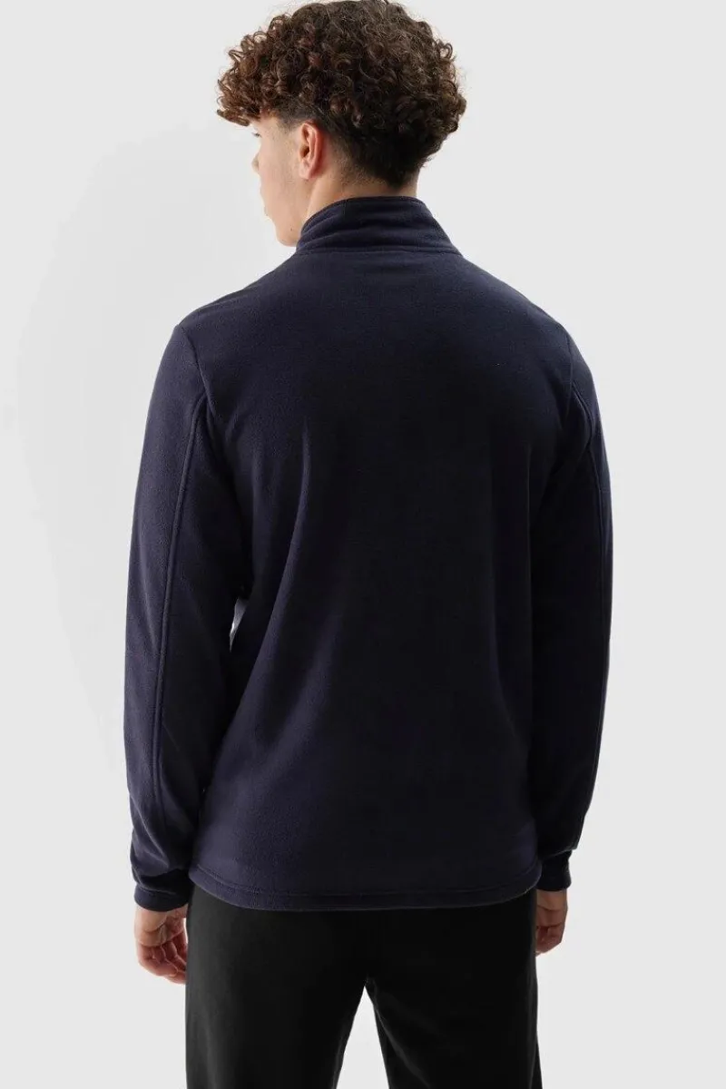 Hot 4F Polar Męski Ze Stójką Regular AW23TFLEM122-30S Granatowy