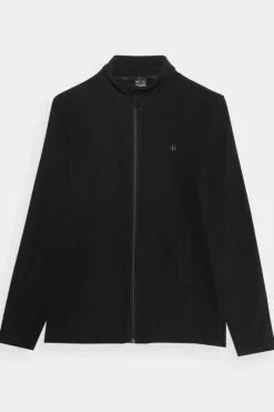 Sale Polar Męski Regular Ze Stójką WMM00TFLEM289-20S Czarne Męskie Bluzy Męskie|Odzież 4F