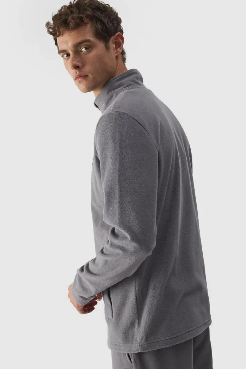 Clearance 4F Polar Męski Regular Ze Stójką WMM00TFLEM289-25S Szary