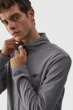 Clearance 4F Polar Męski Regular Ze Stójką WMM00TFLEM289-25S Szary