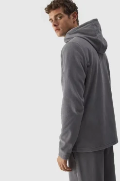 Best 4F Polar Męski Z Kapturem Regular WMM00TFLEM290-25S Szary