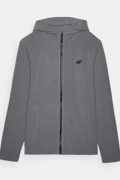 Best 4F Polar Męski Z Kapturem Regular WMM00TFLEM290-25S Szary