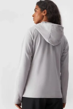 4F Polar Z Kapturem Regular Damski WMM00TFLEF291-25S Szary