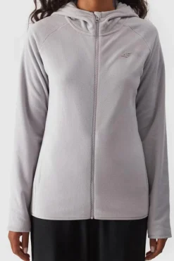 4F Polar Z Kapturem Regular Damski WMM00TFLEF291-25S Szary