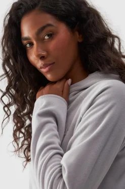 4F Polar Z Kapturem Regular Damski WMM00TFLEF291-25S Szary