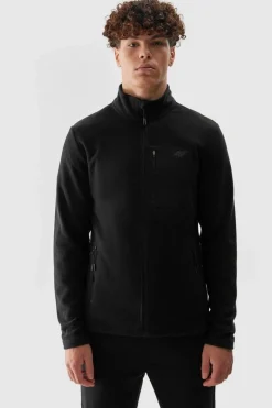 New 4F Polar Ze Stójką Regular Męski AW23TFLEM123-20S Czarny