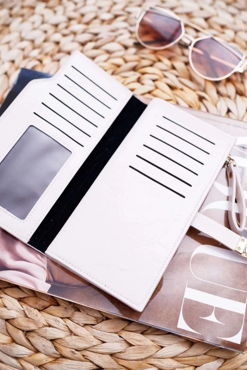 Best Boto Portfel Damski Duży Beżowy AD-64