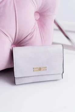 Online Boto Portfel Damski Klasyczny Mały Szary Na Magnes