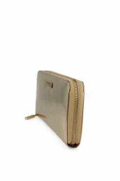Sale Monnari Portfel Damski PUR0100-M23 Lakierowany Złoty