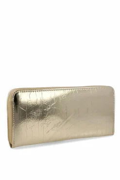 Sale Monnari Portfel Damski PUR0100-M23 Lakierowany Złoty