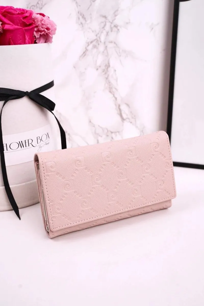 Portfele>Boto Portfel Damski PIERRE CARDIN PSP79 455 Różowy