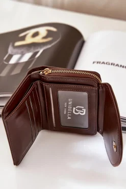 Discount Boto Portfel Damski Z Eko Skóry Czekoladowy Congaia