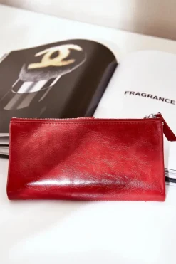 Portfele>Boto Portfel Damski Z Eko Skóry Czerwony Irinda