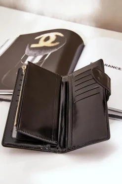 Boto Portfel Damski Z Eko Skóry Kalinessa Czarny