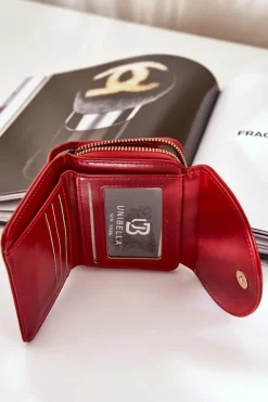 Hot Boto Portfel Damski Z Eko Skóry Czerwony Congaia