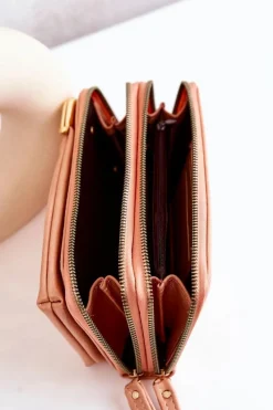 Outlet Boto Portfel Torebka 2w1 Na Bigiel Różowy Leonore