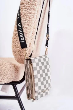 Discount Portfel Torebka 2w1 Na Magnes W Kratę Beżowy Costa Listonoszki|Portfele